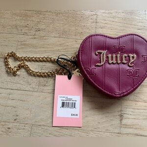 NEW Juicy Couture Heart Coin Pouch